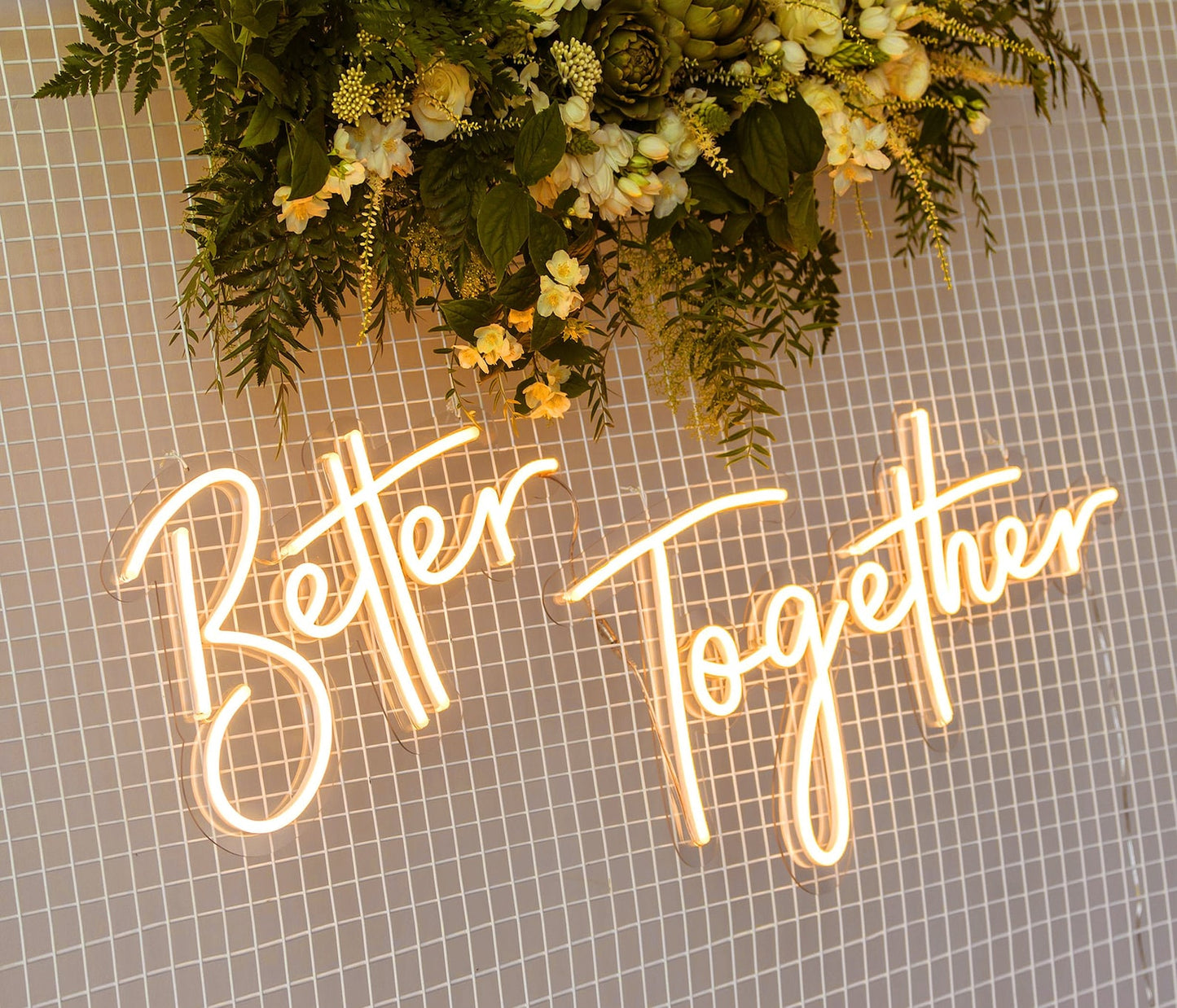 BETTER TOGETHER Neon Sign For Proposal Wall Decor- FunkyDecors