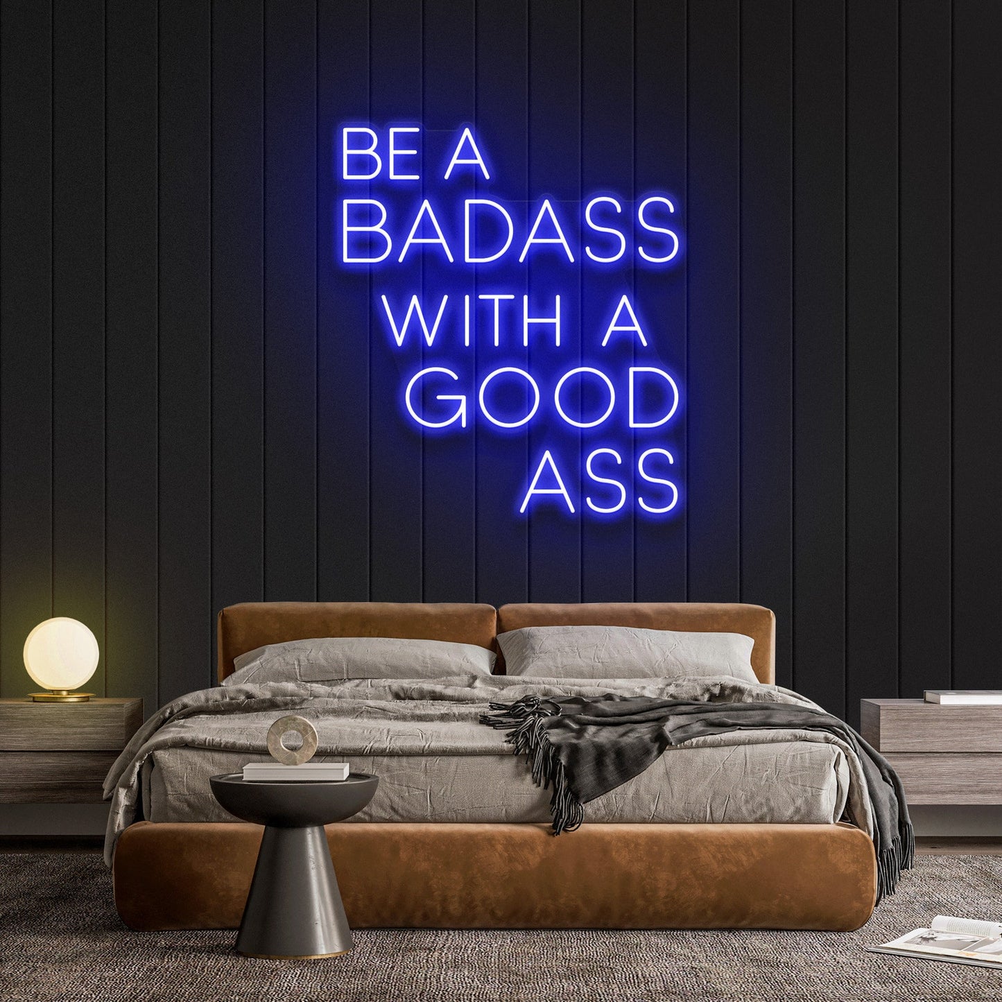 Be A BADASS With A GOOD ASS Neon Sign For Wall Decor- FunkyDecors