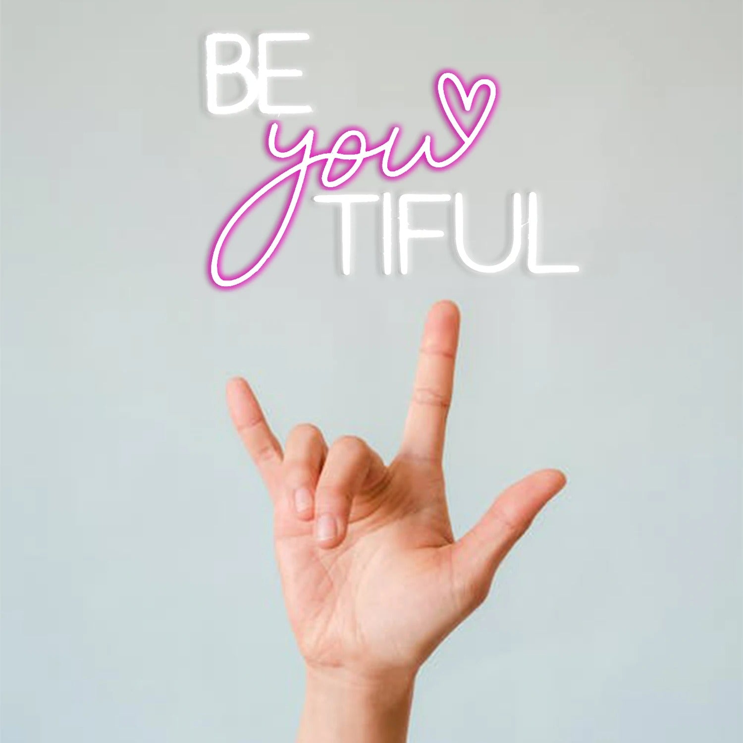 BeYouTiful Beautiful Neon Sign For Restaurant Bar Wedding Proposal Wall Decor- FunkyDecors