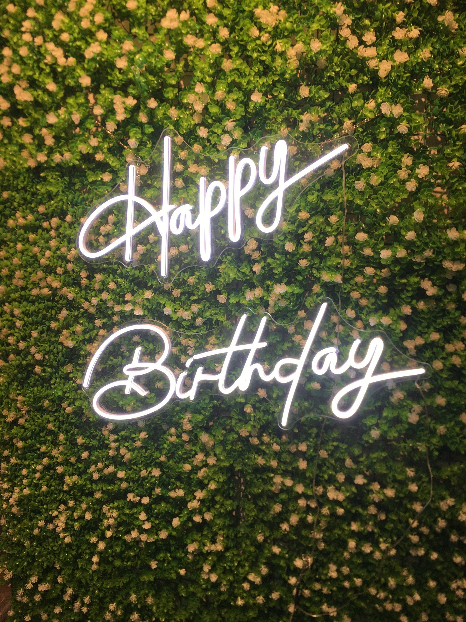 Happy Birthday Neon Sign | Custom Neon Sign | Wall Decor Neon | Name Sign Neon Sign | Light Personalized Neon Sign | FunkyDecors