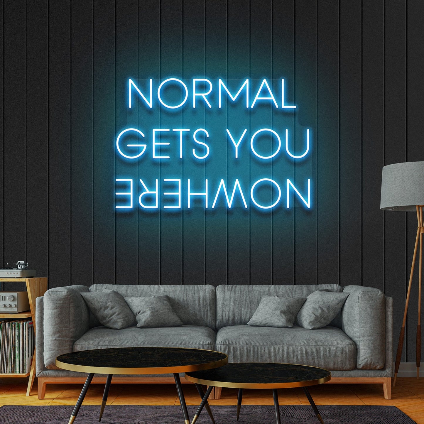 NORMAL Gets YOU NOWHERE Neon Sign For Proposal Wall Decor- FunkyDecors