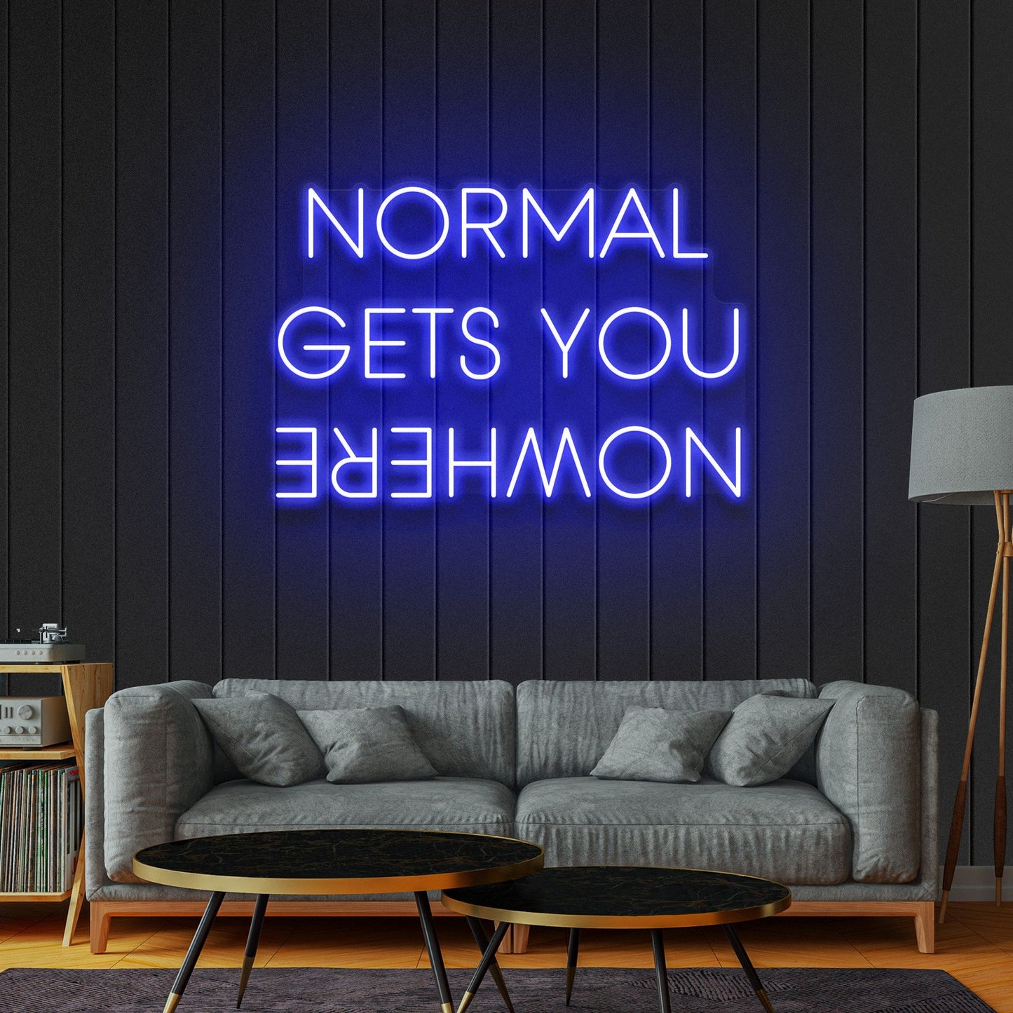 NORMAL Gets YOU NOWHERE Neon Sign For Proposal Wall Decor- FunkyDecors