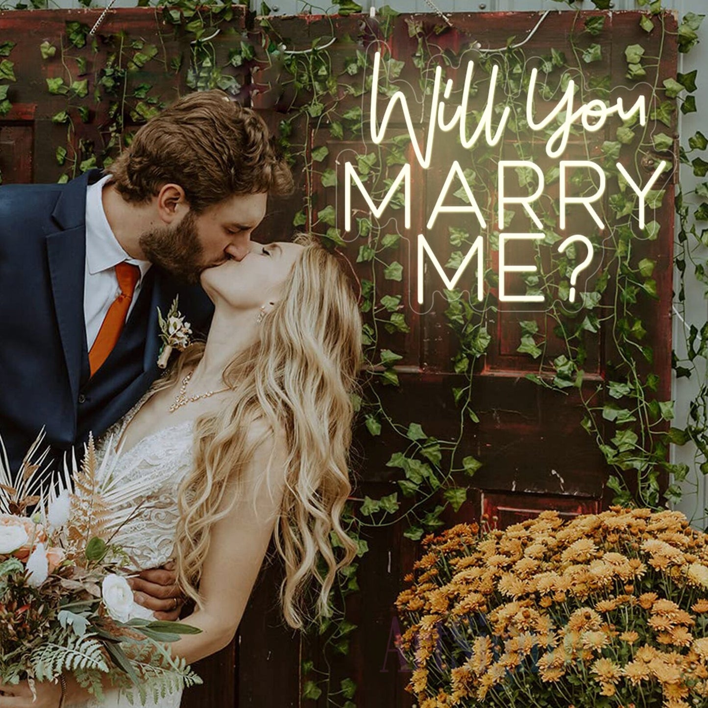 Will You Marry Me Neon Sign For Proposal Wall Decor- FunkyDecors