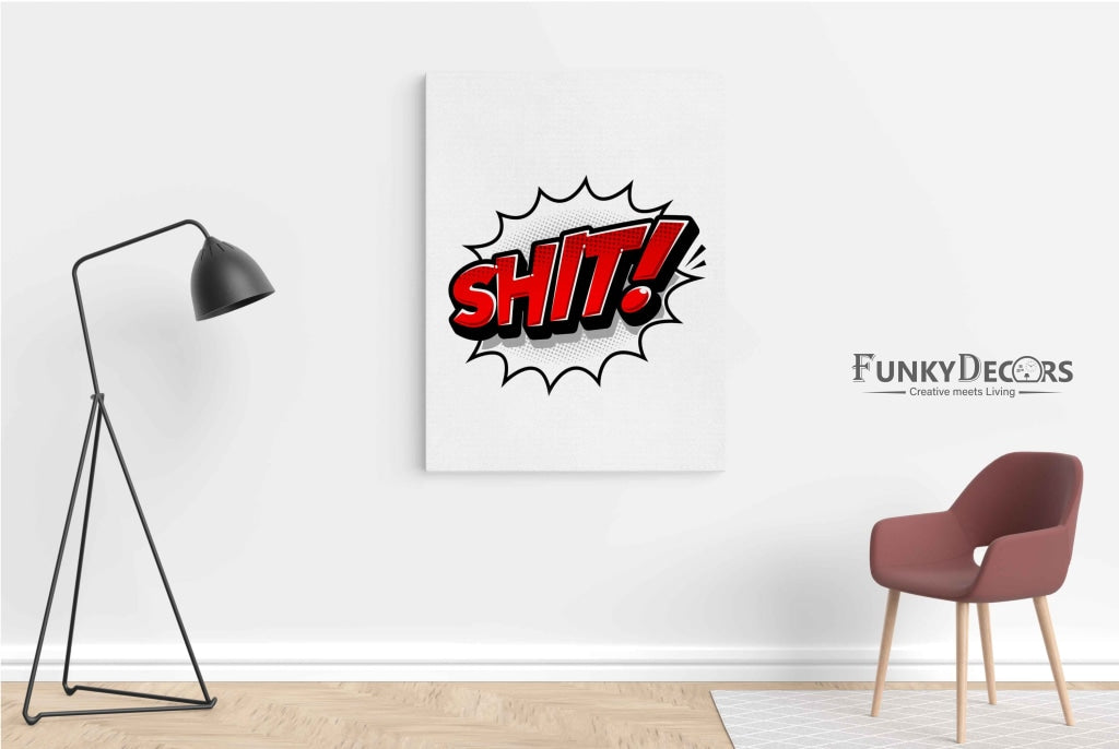 A Comic Note - Pop Art Frame For Wall Decor- Funkydecors Posters Prints & Visual Artwork