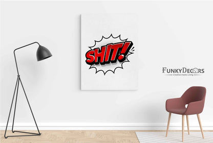 A Comic Note - Pop Art Frame For Wall Decor- Funkydecors Posters Prints & Visual Artwork