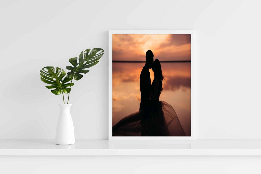 A Frame Of Love - Art For Wall Decor- Funkydecors Xs / White Posters Prints & Visual Artwork
