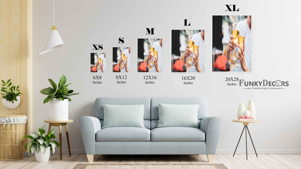A Glass Of Love - Art Frame For Wall Decor- Funkydecors Posters Prints & Visual Artwork