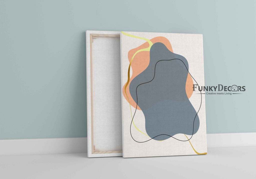 Abstract Curves Geometric Art Frame For Wall Decor- Funkydecors Posters Prints & Visual Artwork