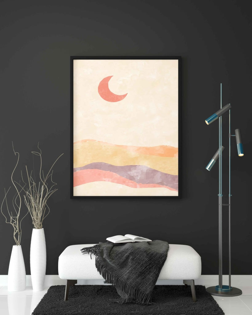 Abstract Nature Art Frame For Wall Decor- Funkydecors Xs / Black Posters Prints & Visual Artwork