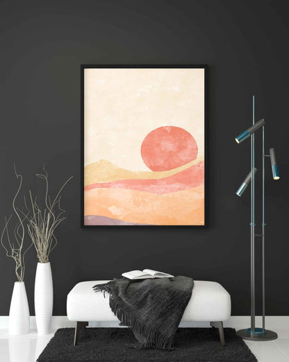 Abstract Nature Art Frame For Wall Decor- Funkydecors Xs / Black Posters Prints & Visual Artwork