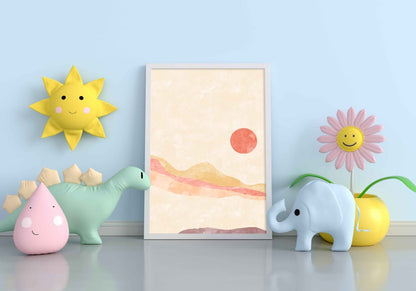 Abstract Nature Art Frame For Wall Decor- Funkydecors Xs / White Posters Prints & Visual Artwork