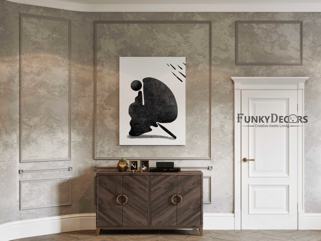 Achromatic Art Frame For Wall Decor- Funkydecors Posters Prints & Visual Artwork