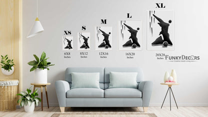 Achromatic Art Frame For Wall Decor- Funkydecors Posters Prints & Visual Artwork