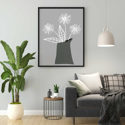 Achromatic Art Frame For Wall Decor- Funkydecors Xs / Black Posters Prints & Visual Artwork