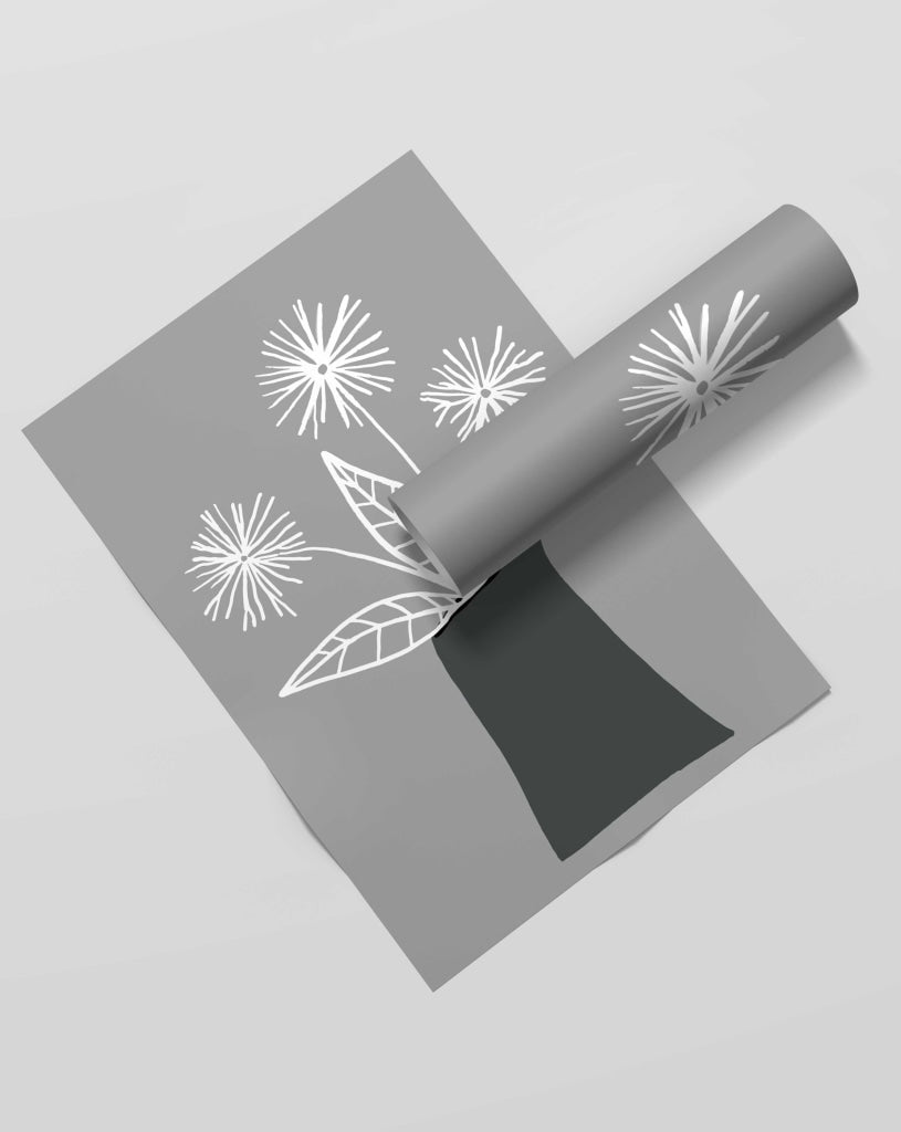 Achromatic Art Frame For Wall Decor- Funkydecors Xs / Roll Posters Prints & Visual Artwork