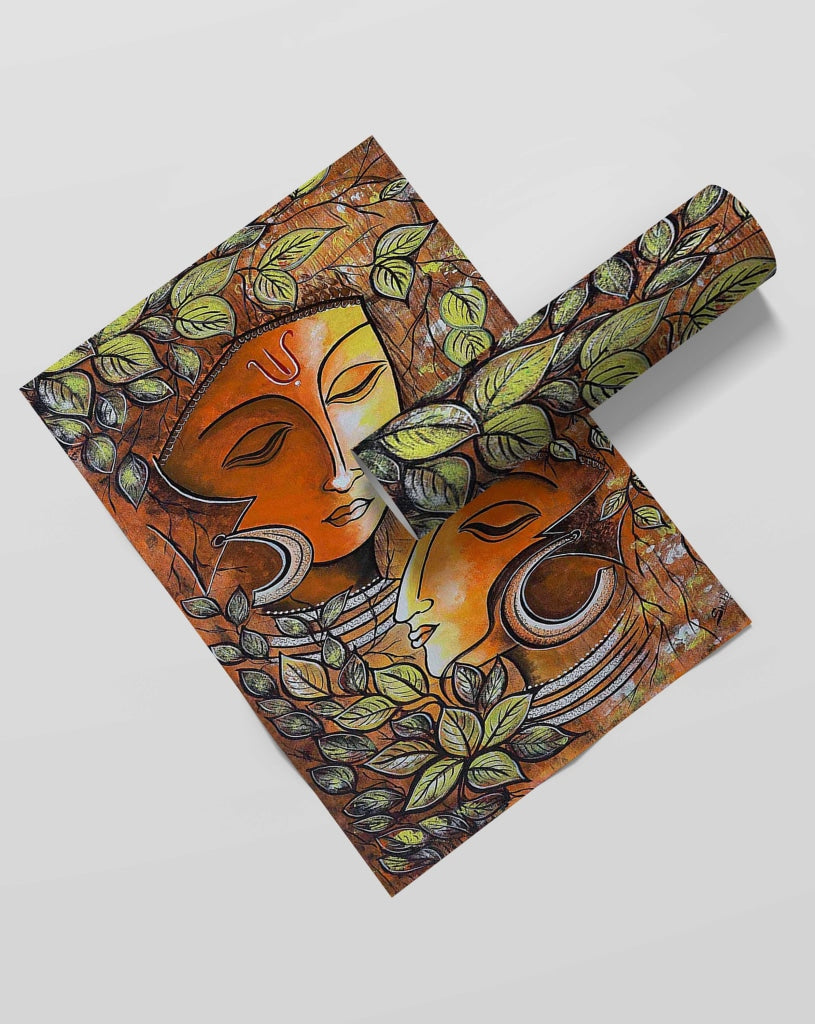 Aesthetic Indian Art Frame For Wall Decor- Funkydecors Xs / Roll Posters Prints & Visual Artwork