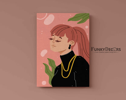 Aesthetic Women Portrait Art Frame For Wall Decor- Funkydecors Posters Prints & Visual Artwork