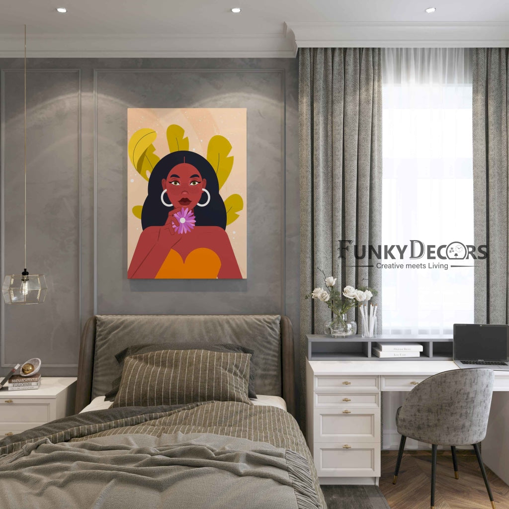 African Beauty Boho Art Frame For Wall Decor- Funkydecors Posters Prints & Visual Artwork