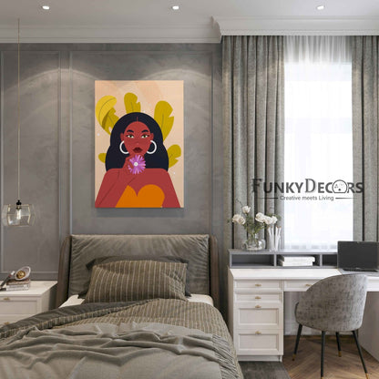 African Beauty Boho Art Frame For Wall Decor- Funkydecors Posters Prints & Visual Artwork