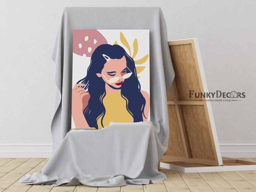 Alluring Girl Portrait Art Frame For Wall Decor- Funkydecors Posters Prints & Visual Artwork