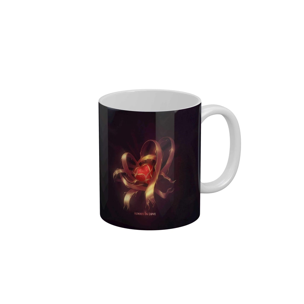 Always in love Coffee Ceramic Mug 350 ML-FunkyDecors Love Mugs FunkyDecors
