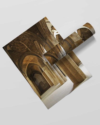 Ancient Columns - Architectural Art Frame For Wall Decor- Funkydecors Xs / Roll Posters Prints &