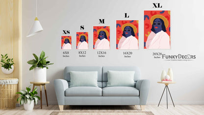 Artist Love Portrait Art Frame For Wall Decor- Funkydecors Posters Prints & Visual Artwork