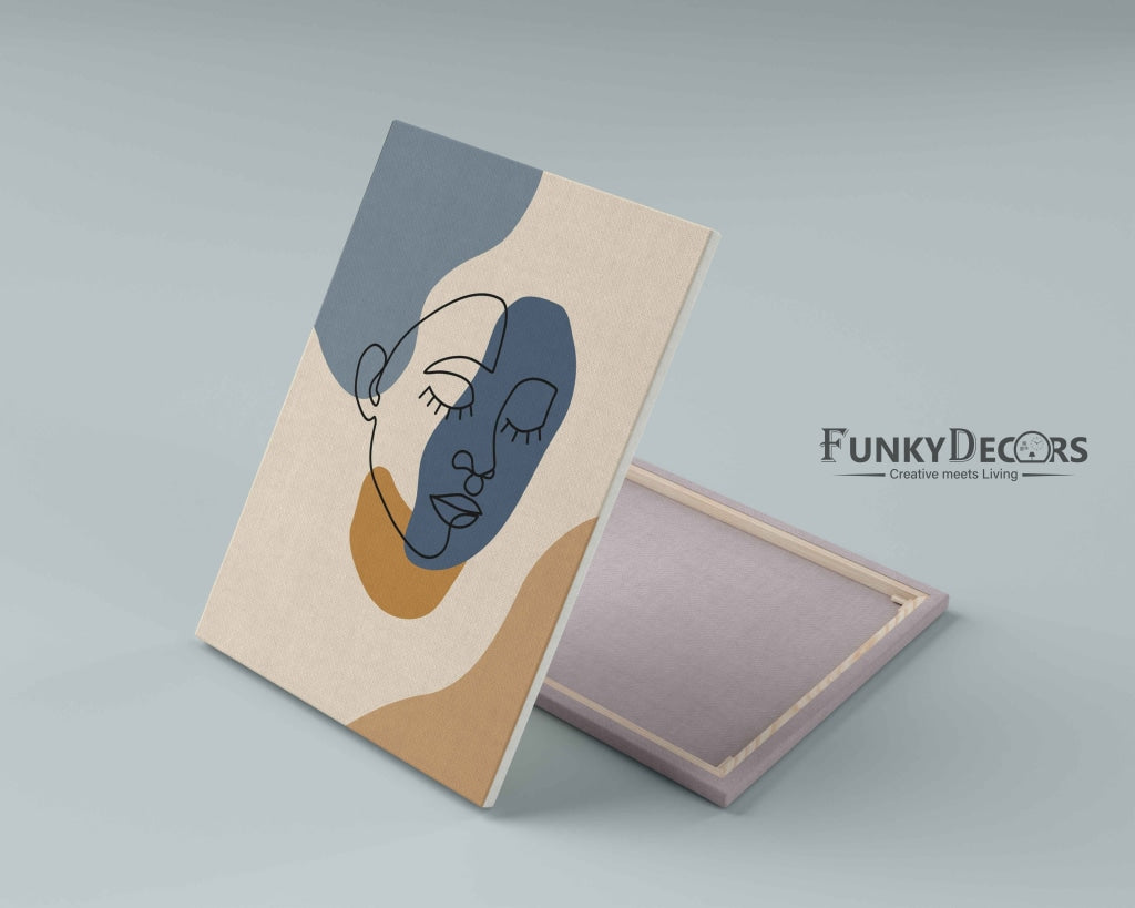 Artistic Line Art Frame For Wall Decor- Funkydecors Posters Prints & Visual Artwork