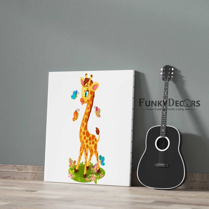 Baby Giraffe - Nursery Art Frame For Wall Decor- Funkydecors Posters Prints & Visual Artwork