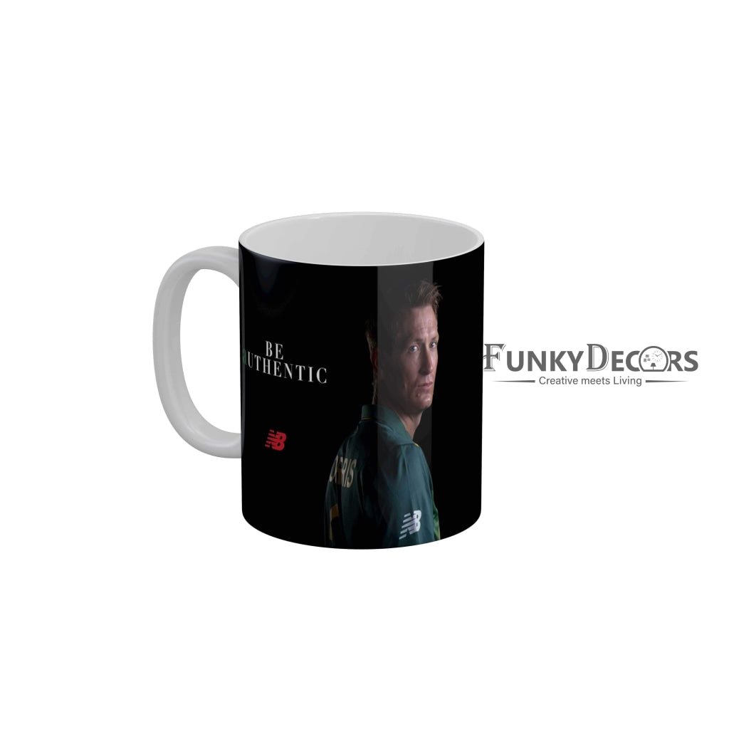 Be Authentic Chris Morris Delhi Capitals Coffee Ceramic Mug 350 ML-FunkyDecors IPL Mugs FunkyDecors