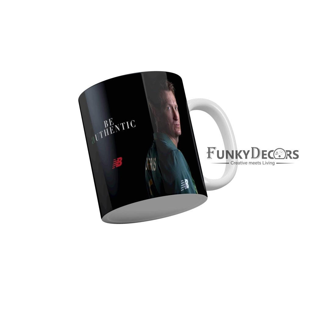 Be Authentic Chris Morris Delhi Capitals Coffee Ceramic Mug 350 ML-FunkyDecors IPL Mugs FunkyDecors