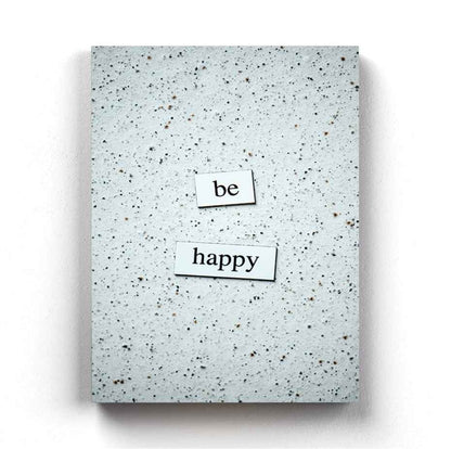 Be Happy - Quotes Art Frame For Wall Decor- Funkydecors Xs / Canvas Posters Prints & Visual Artwork
