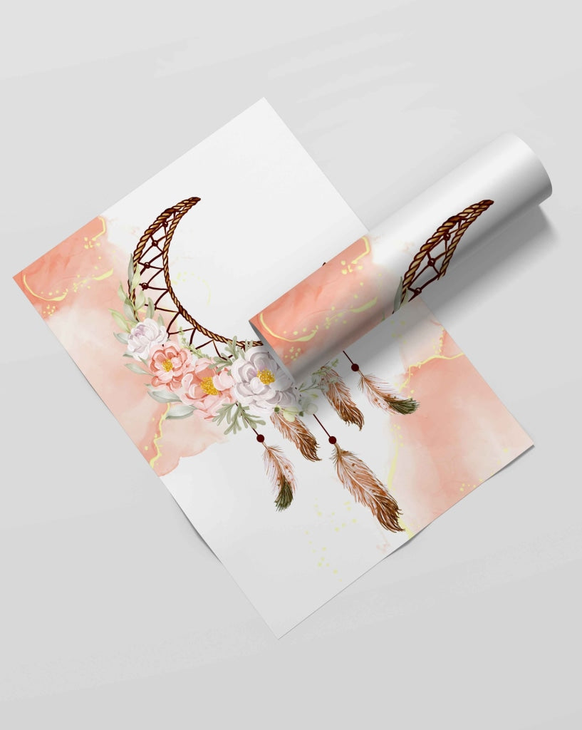 Be Your Own Dream Catcher - Portrait Art Frame For Wall Decor- Funkydecors Xs / Roll Posters Prints