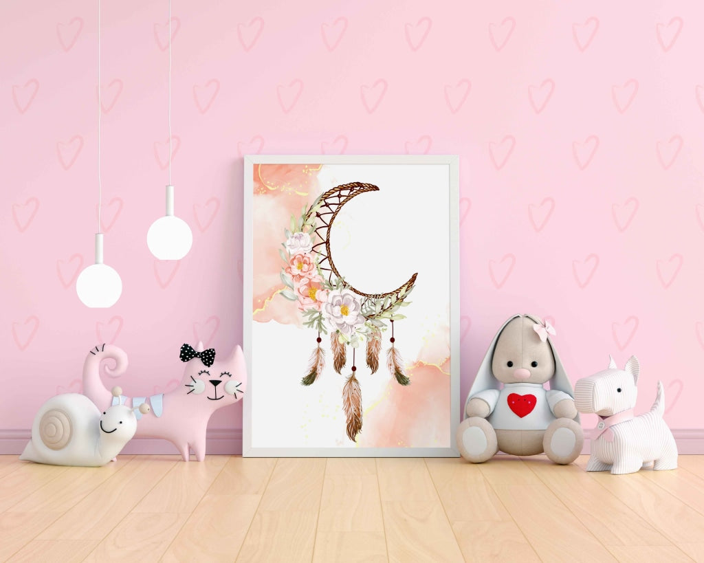 Be Your Own Dream Catcher - Portrait Art Frame For Wall Decor- Funkydecors Xs / White Posters Prints
