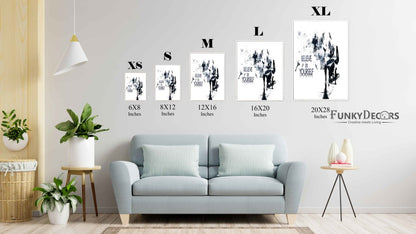 Believe In Yourself - Motivation Quotes Art Frame For Wall Decor- Funkydecors Posters Prints &