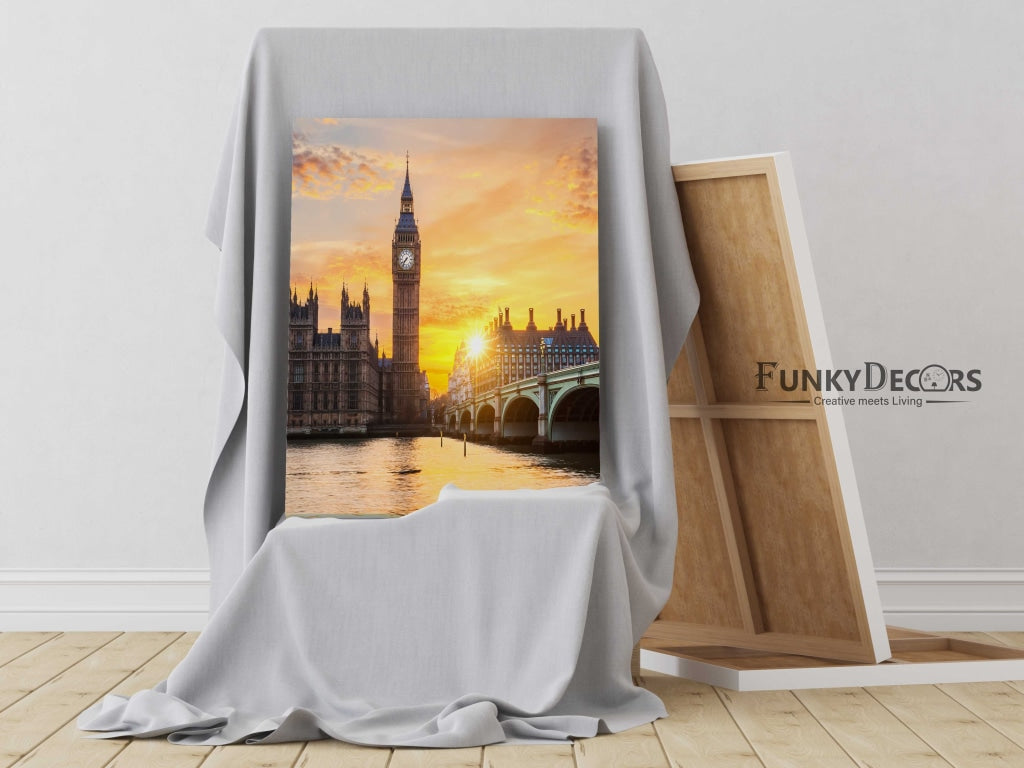 Big Ben Clock - Architectural Art Frame For Wall Decor- Funkydecors Posters Prints & Visual Artwork