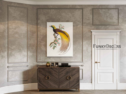 Bird Of Paradise - Animal Art Frame For Wall Decor- Funkydecors Posters Prints & Visual Artwork
