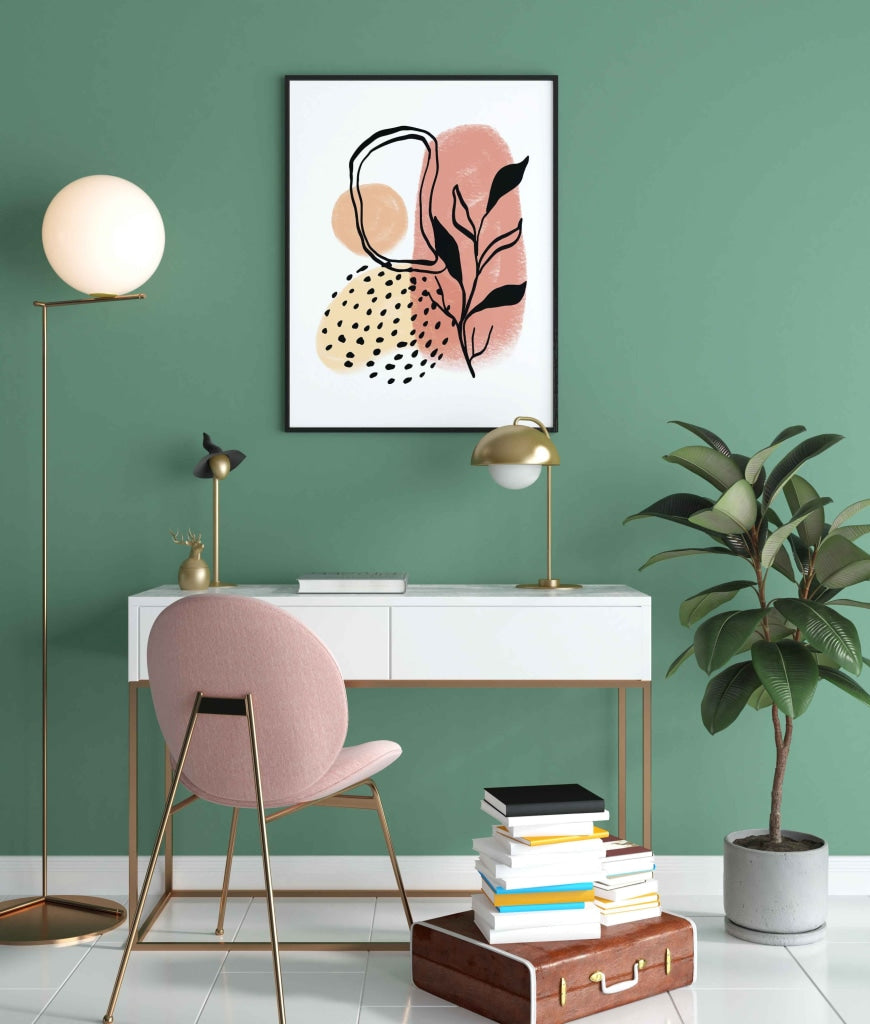 Blooming Dancer - Nature Art Frame For Wall Decor- Funkydecors Xs / Black Posters Prints & Visual