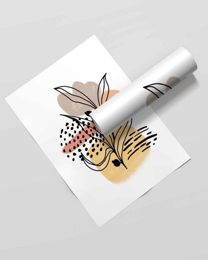 Blooming Dancer - Nature Art Frame For Wall Decor- Funkydecors Xs / Roll Posters Prints & Visual