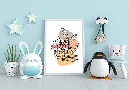 Blooming Dancer - Nature Art Frame For Wall Decor- Funkydecors Xs / White Posters Prints & Visual