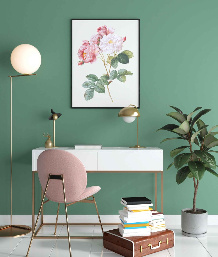 Blooming With Love - Nature Art Frame For Wall Decor- Funkydecors Xs / Black Posters Prints & Visual