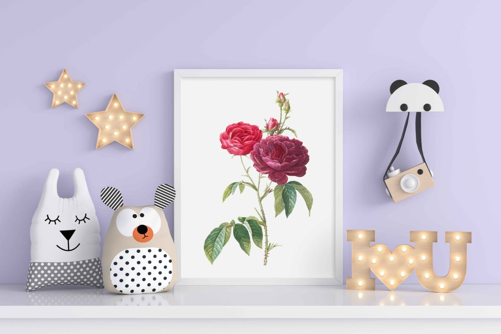 Blooming With Love - Nature Art Frame For Wall Decor- Funkydecors Xs / White Posters Prints & Visual