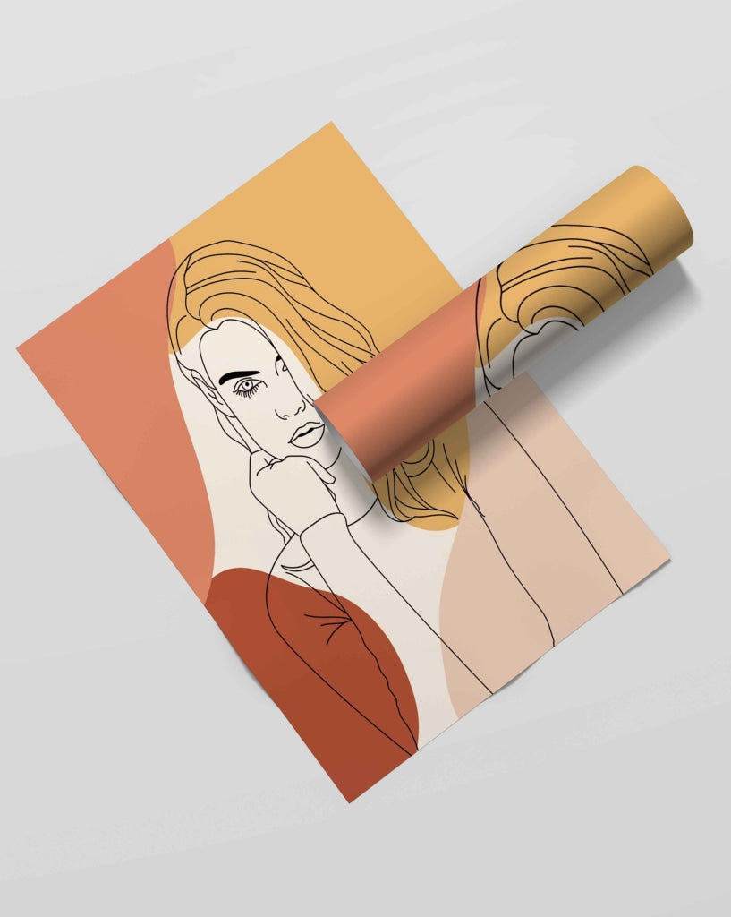 Blow Away The Haters Line Art Frame For Wall Decor- Funkydecors Xs / Roll Posters Prints & Visual
