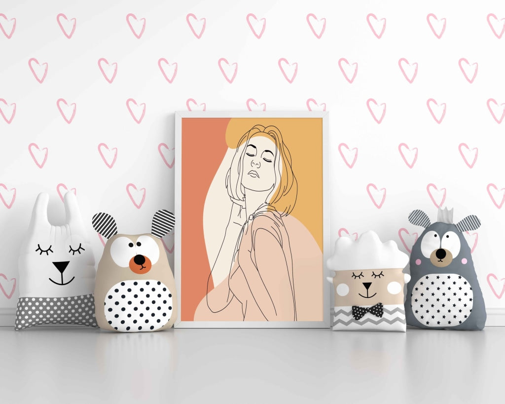 Blow Away The Haters Line Art Frame For Wall Decor- Funkydecors Xs / White Posters Prints & Visual