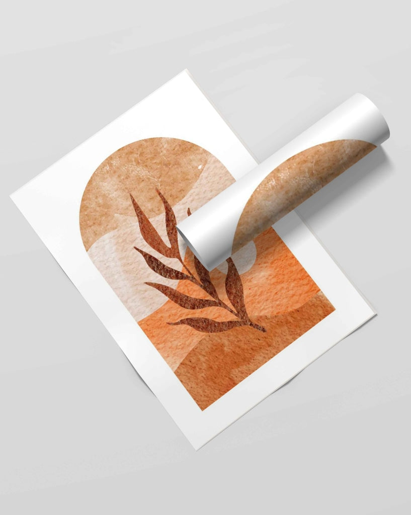 Bohemian Sunset - Minimal Art Frame For Wall Decor- Funkydecors Xs / Roll Posters Prints & Visual
