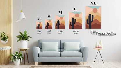 Bohemian Sunset - Nature Art Frame For Wall Decor- Funkydecors Posters Prints & Visual Artwork
