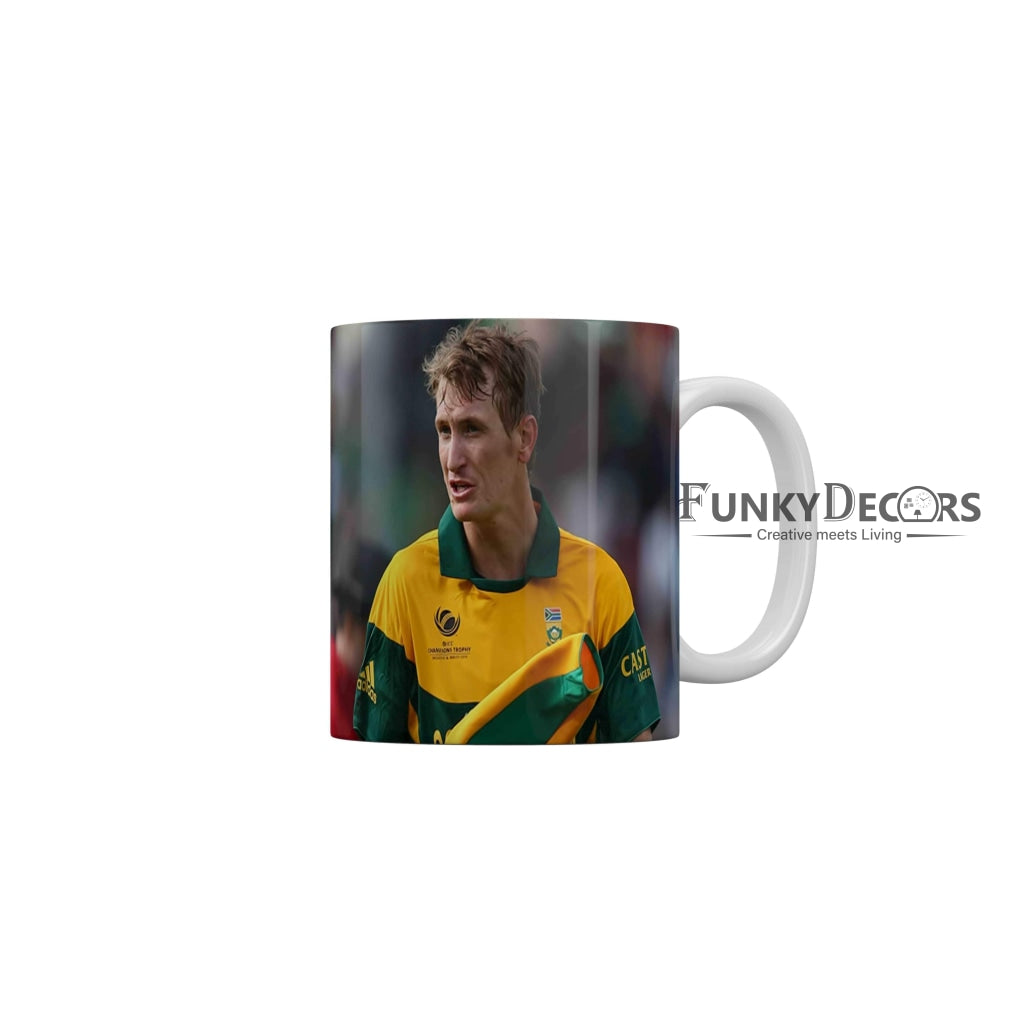 Chris Morris Delhi Capitals Coffee Ceramic Mug 350 ML-FunkyDecors IPL Mugs FunkyDecors
