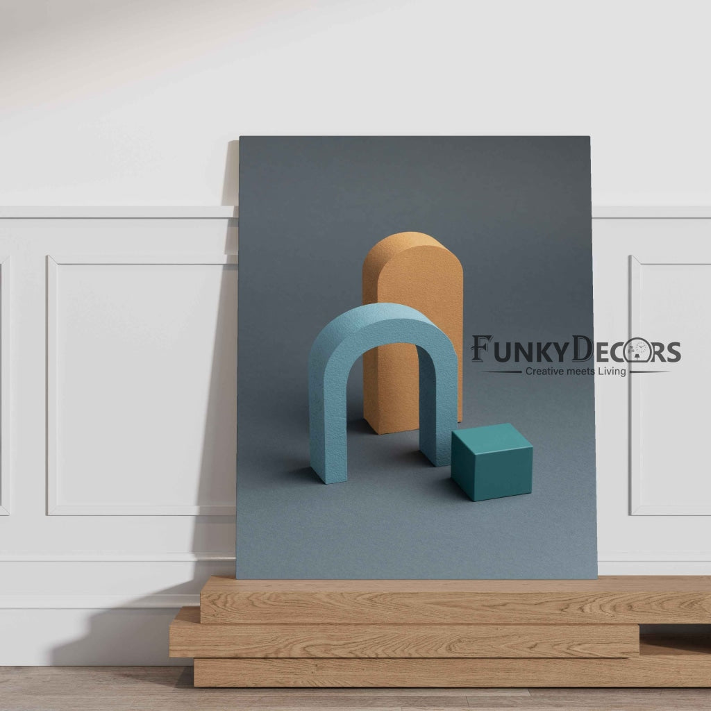 Classic Geometric Art Frame For Wall Decor- Funkydecors Posters Prints & Visual Artwork