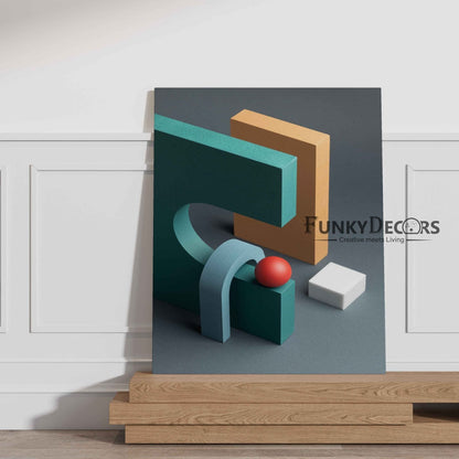 Classic Geometric Art Frame For Wall Decor- Funkydecors Posters Prints & Visual Artwork