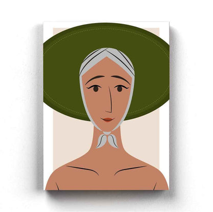 Classy Women Portrait Art Frame For Wall Decor- Funkydecors Xs / Canvas Posters Prints & Visual